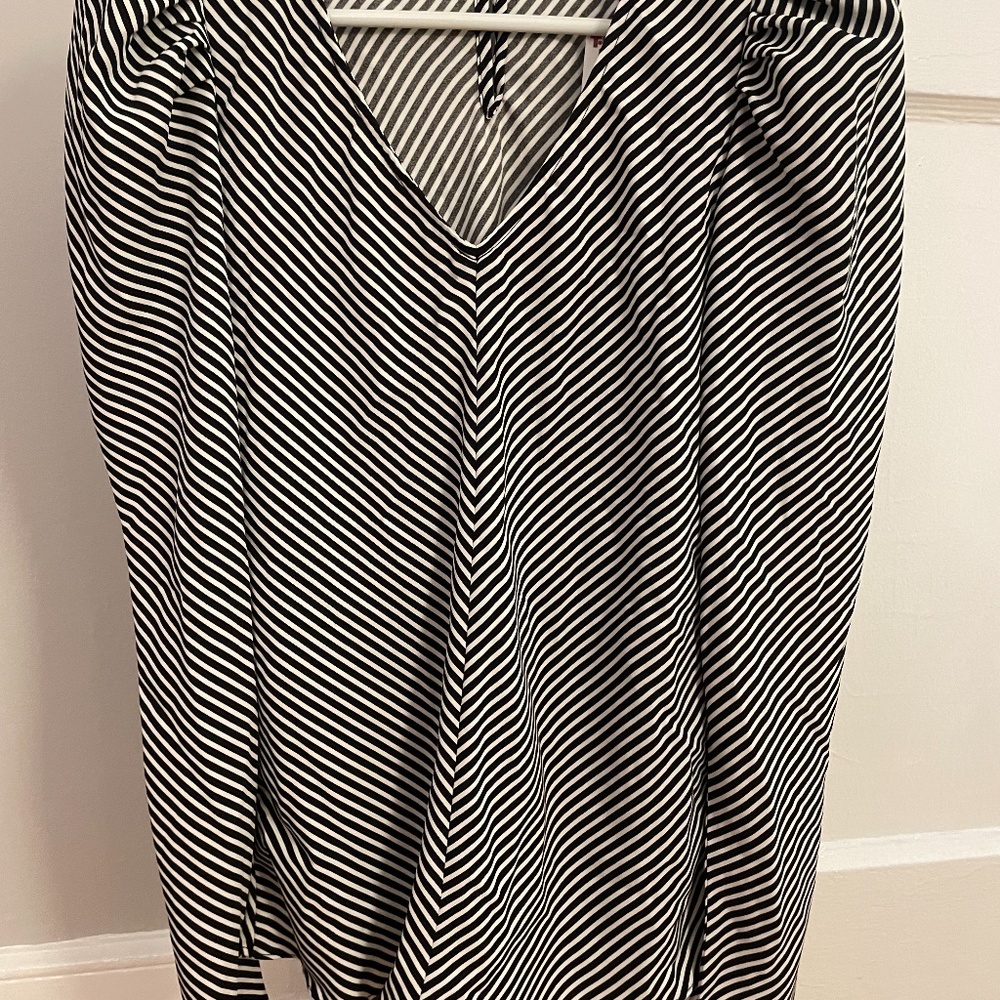 Maison d'Amélie Paris Black and White Striped Long